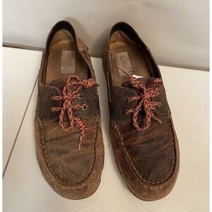 Ariat Women’s loafers Sz 7.5 cruisers Brown Leather Slip On‎ Loafer Shoes